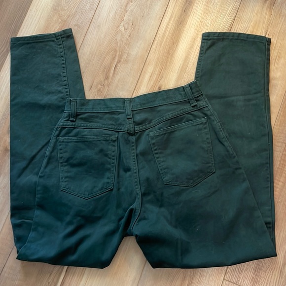 wrangler green jeans pants women’s size 6 10 P x 30” short vintage 1990’s - Picture 9 of 16